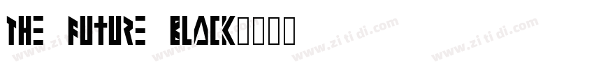 The Future Black字体转换